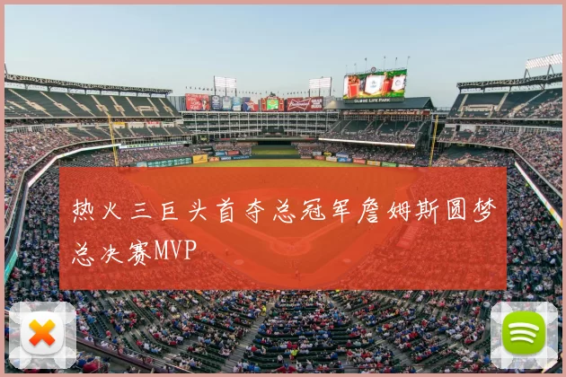 热火三巨头首夺总冠军詹姆斯圆梦总决赛MVP